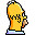 Homertopia Back of Homers head Icon